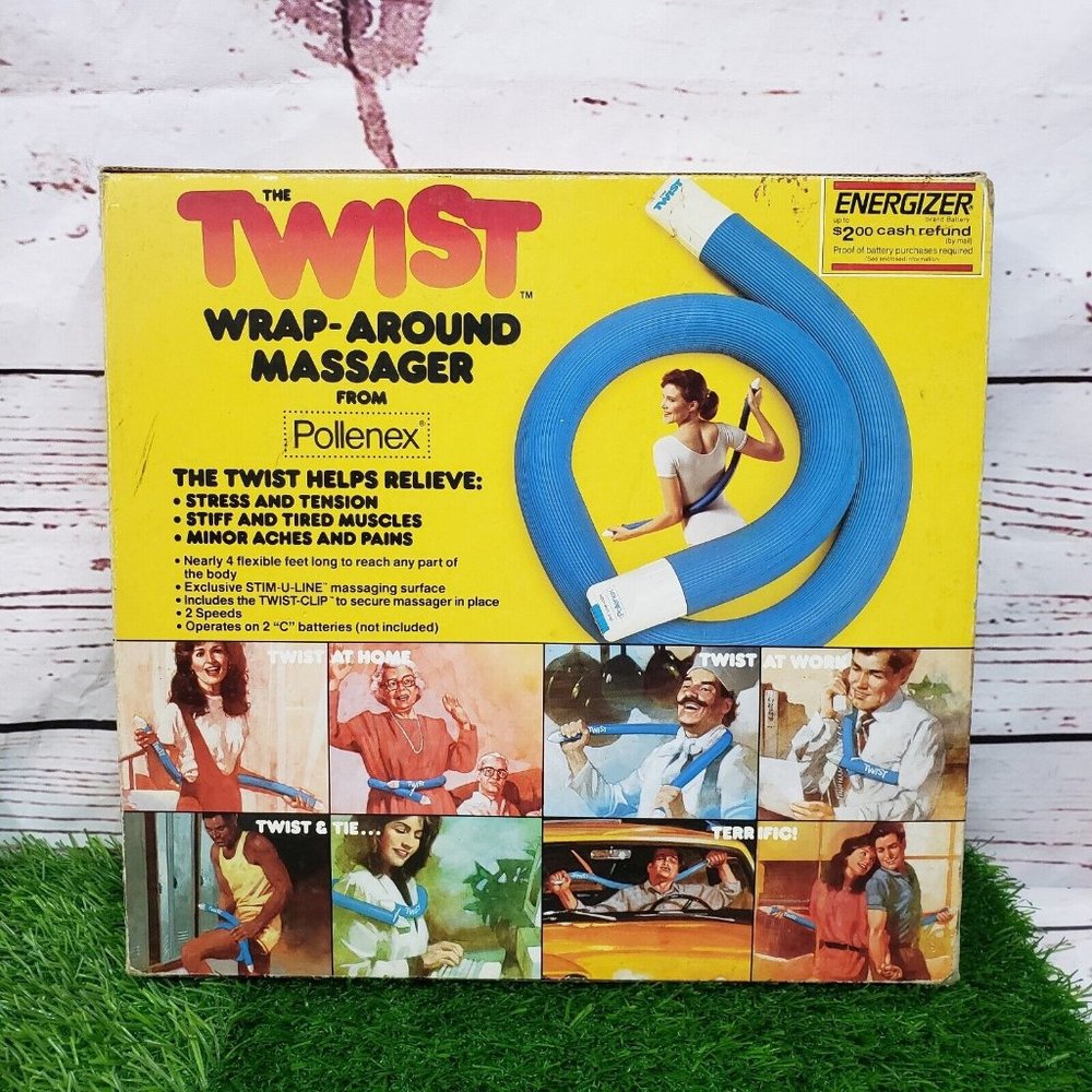 Vintage 1989 The Twist - Wrap Around Massager - Pollenex -  NEW